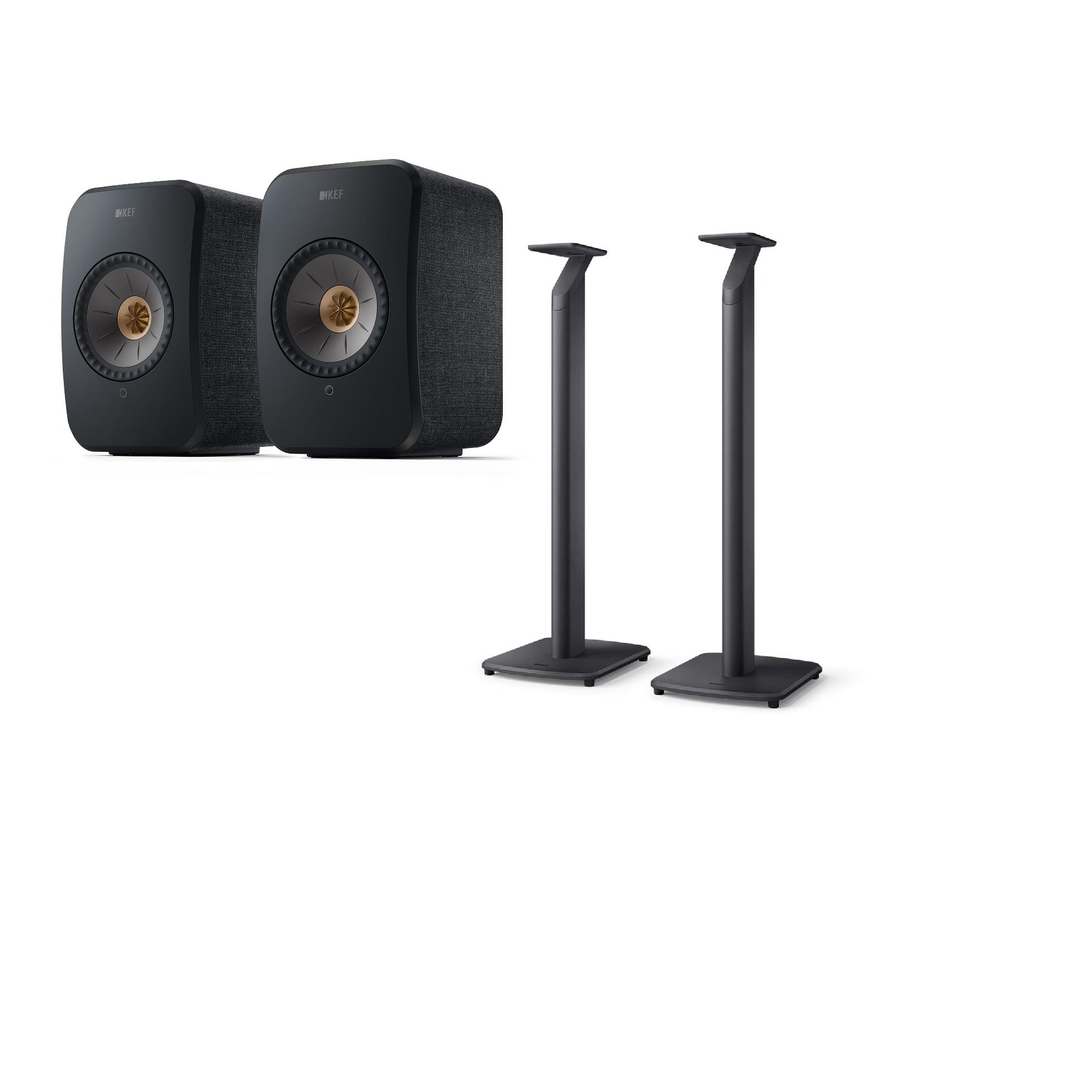 Richer Sounds Ireland WWW KEF LSX II Carbon Black & KEF S1 Grey Bundle